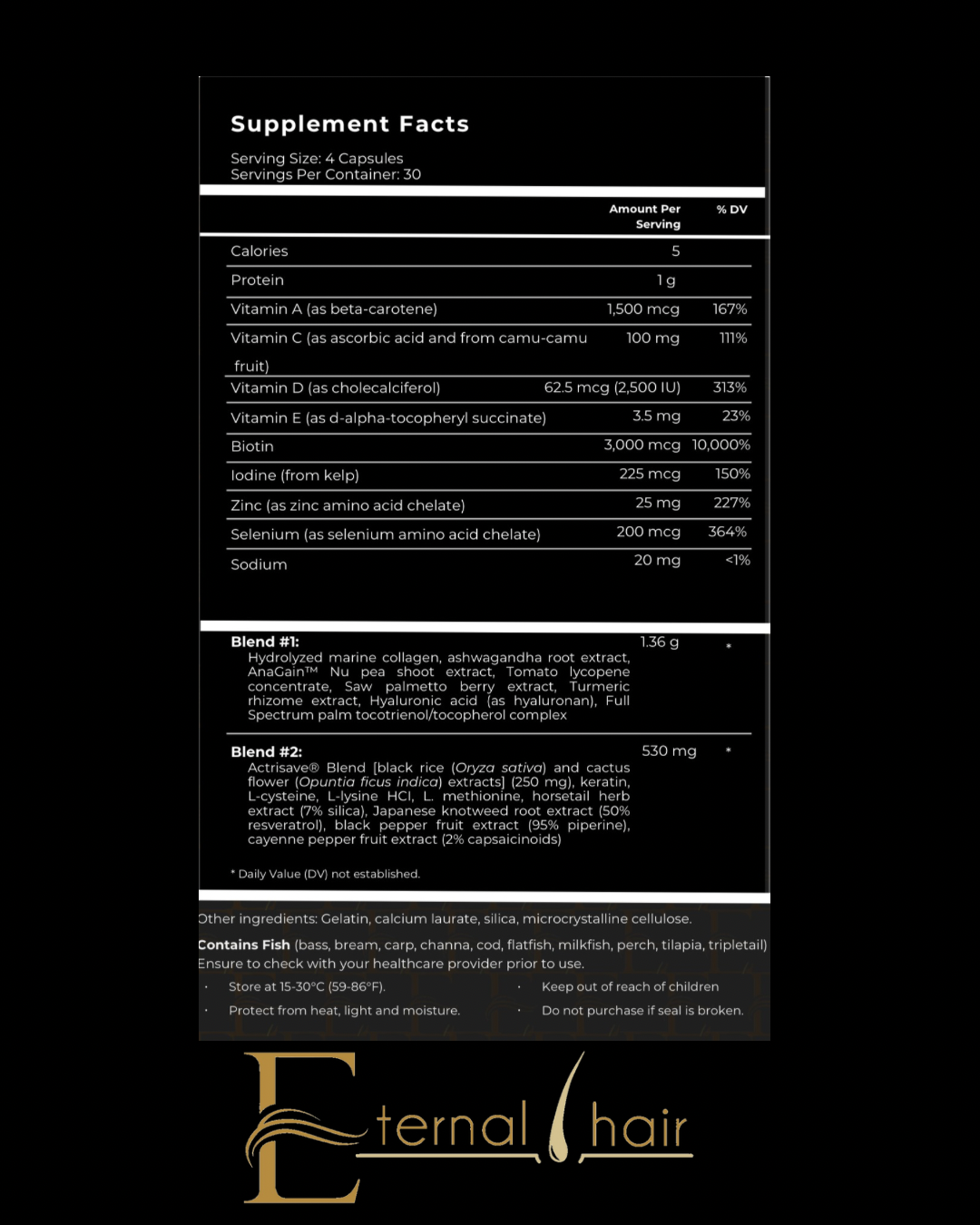 Eternal Hair™ – Men’s Hair Support Supplement