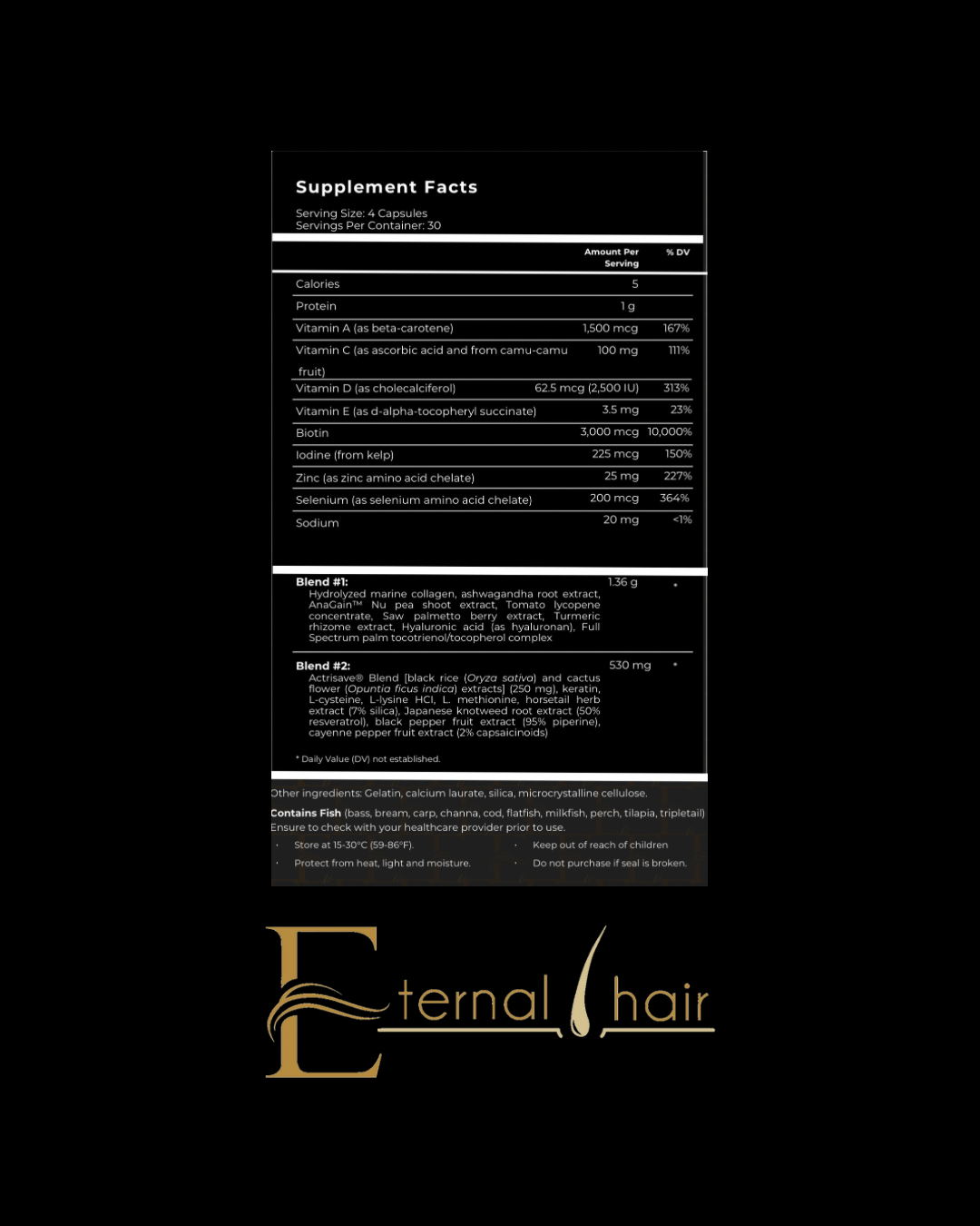 Eternal Hair™ – Men’s Daily Hair Support Supplement